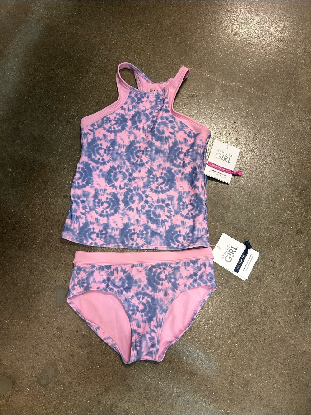 Athleta girl swim suit, nwt size 14